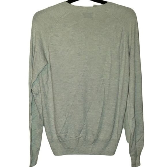 Anecdote Wool? Grey Cardigan Size Large - Picture 2 of 6